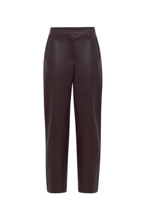 Straight-leg faux leather trousers ALPHA STUDIO | AD4642Q2019